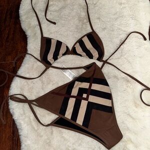 Authentic luxury Burberry bikini